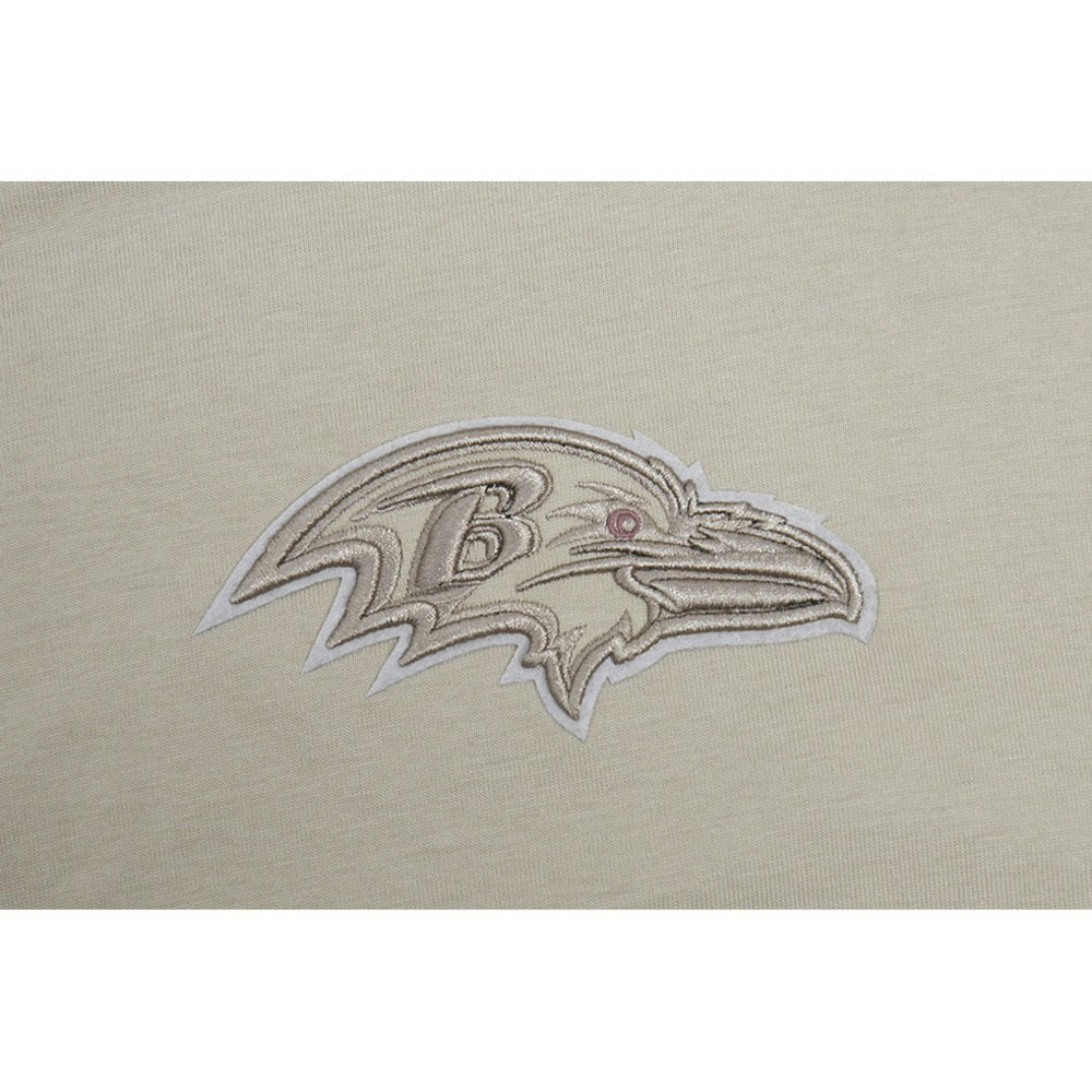 Baltimore Ravens Pro Standard Drop Shoulder T-Shirt Tan