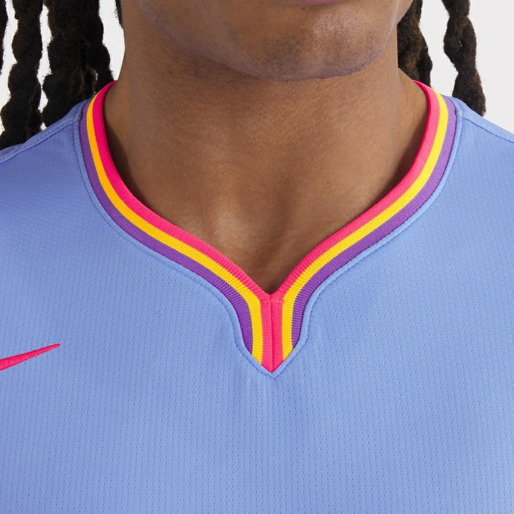 Kris Bryant Colorado Rockies Nike 2025 City Connect Limited Player Jersey - Purple/Light Blue Jerseys