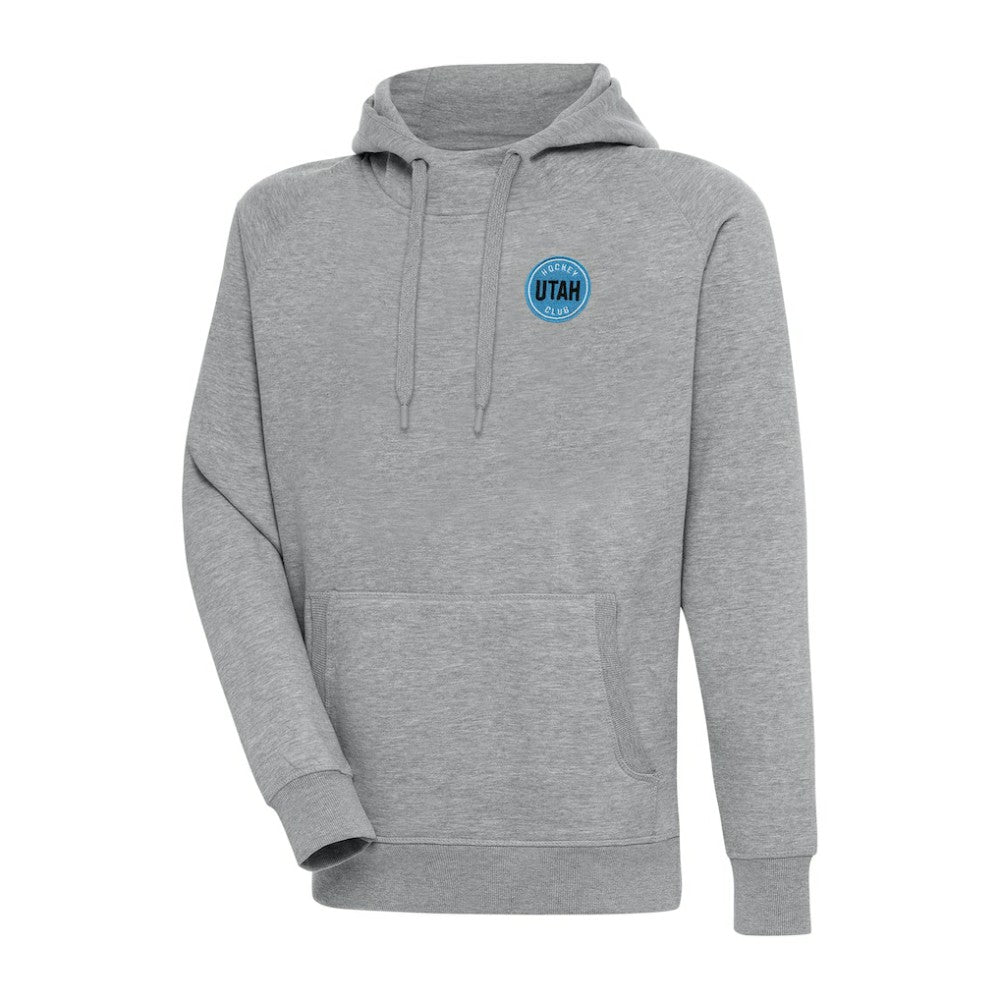 NHL Utah Mammoth Antigua Victory Pullover Hoodie - Heather Gray