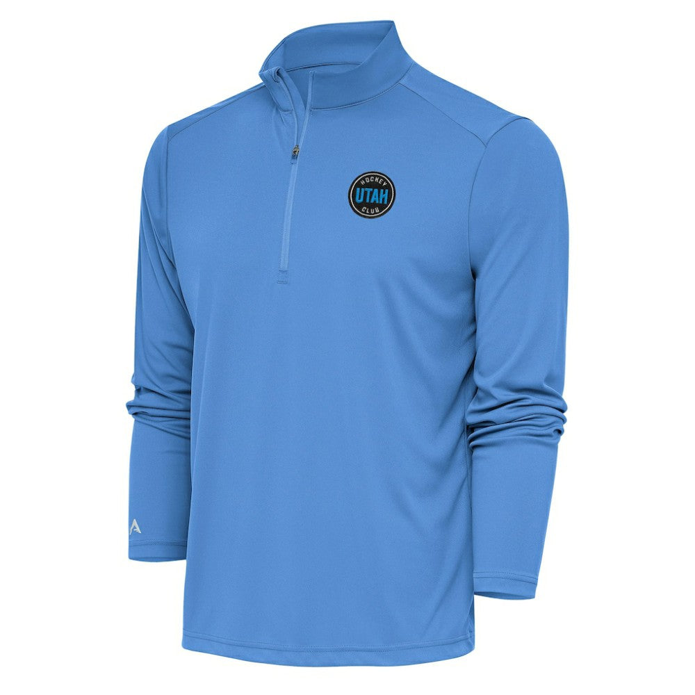 NHL Utah Mammoth Antigua Tribute Quarter-Zip Pullover Top - Light Blue