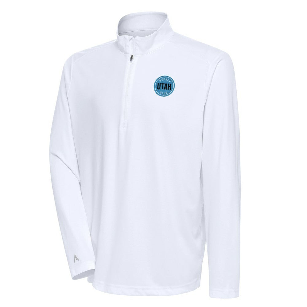 NHL Utah Mammoth Antigua Tribute Quarter-Zip Pullover Top - White