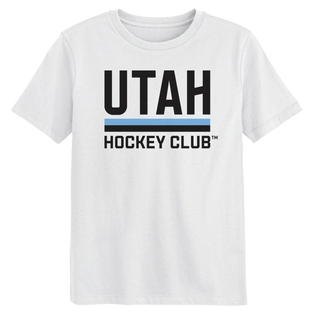 NHL Utah Hockey Club Preschool Secondary Logo T-Shirt - White