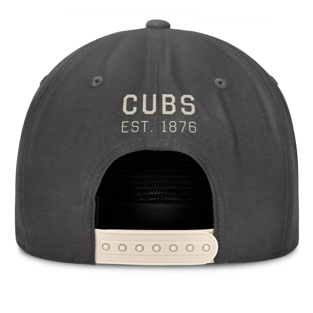 Chicago Cubs Fanatics Closer Adjustable Hat - Charcoal Hats
