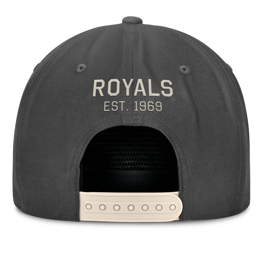 Kansas City Royals Fanatics Closer Adjustable Hat - Charcoal Hats
