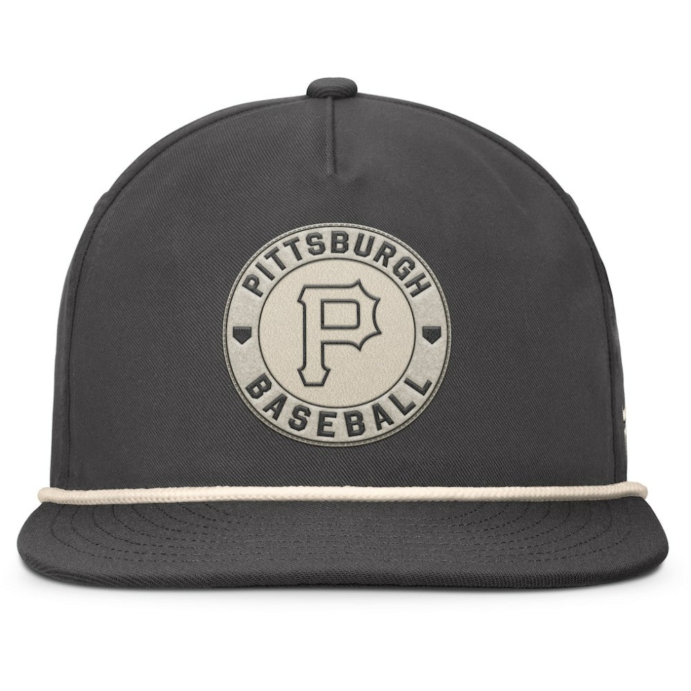 Pittsburgh Pirates Fanatics Closer Adjustable Hat - Charcoal Hats