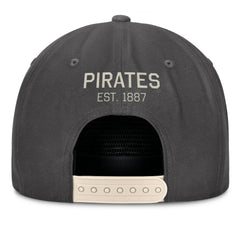 Pittsburgh Pirates Fanatics Closer Adjustable Hat - Charcoal Hats