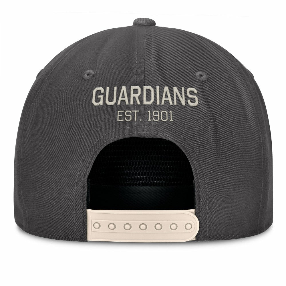 Cleveland Guardians Fanatics Closer Adjustable Hat - Charcoal Hats