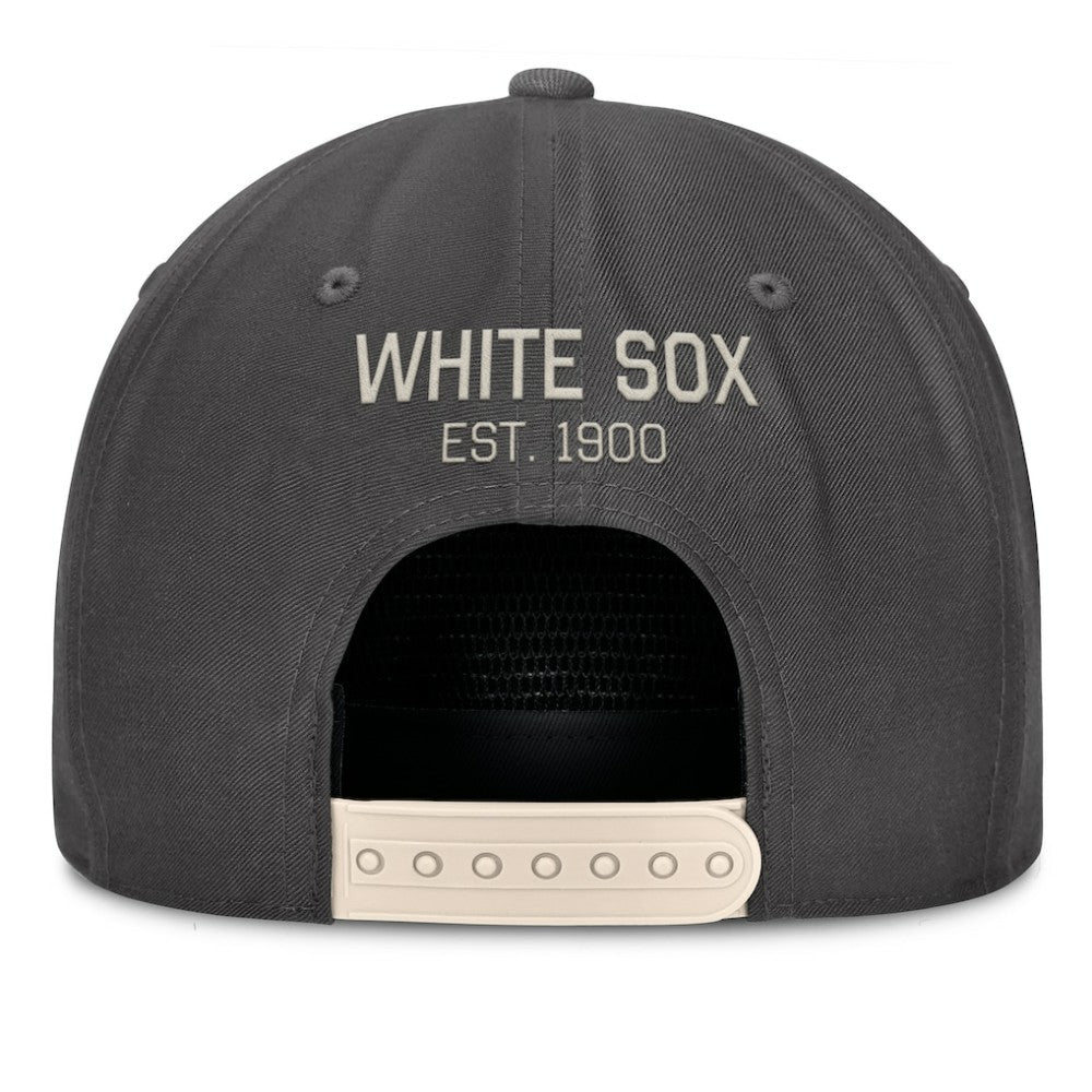 Chicago White Sox Fanatics Closer Adjustable Hat - Charcoal Hats