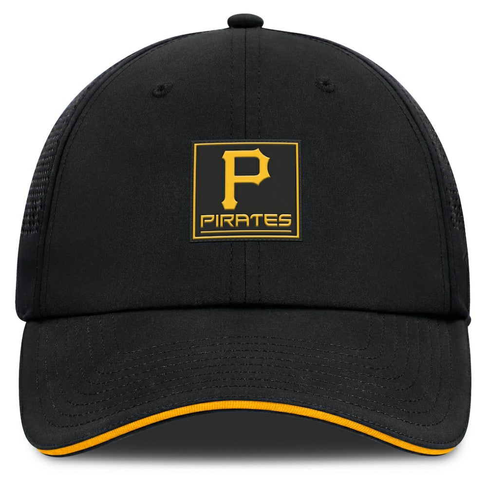 Pittsburgh Pirates Fanatics Level Up Driver Adjustable Hat - Black Hats