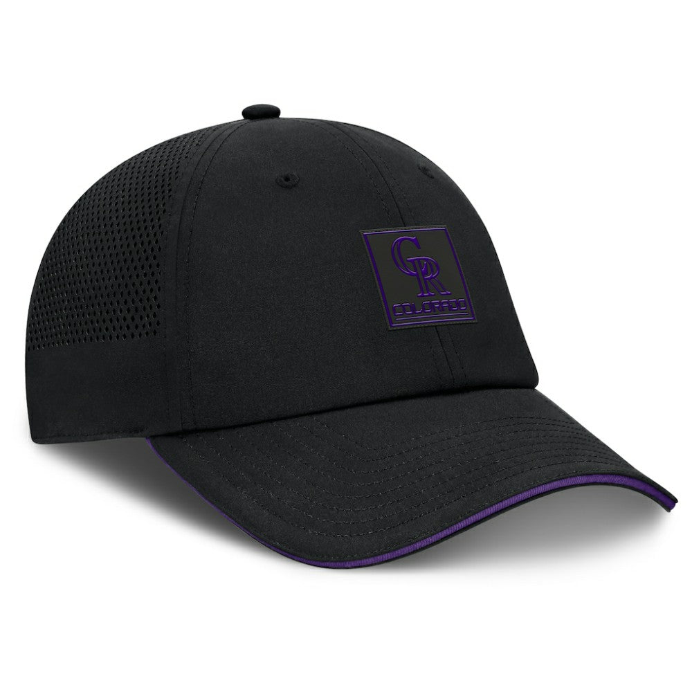 Colorado Rockies Fanatics Level Up Driver Adjustable Hat - Black Hats