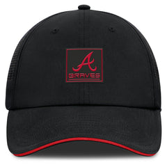 Atlanta Braves Fanatics Level Up Driver Adjustable Hat - Black Hats