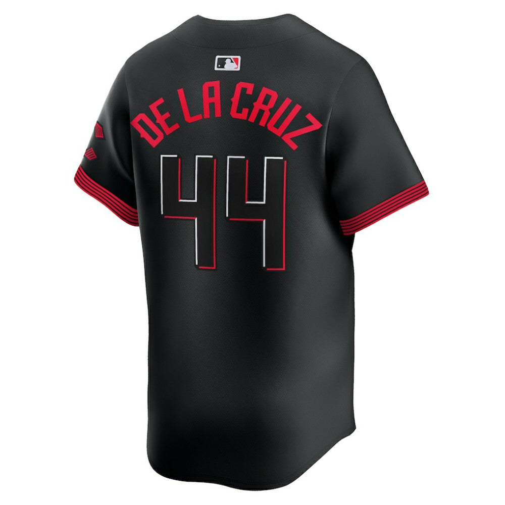 Elly De La Cruz Cincinnati Reds Nike City Connect Limited Jersey - Black Jerseys