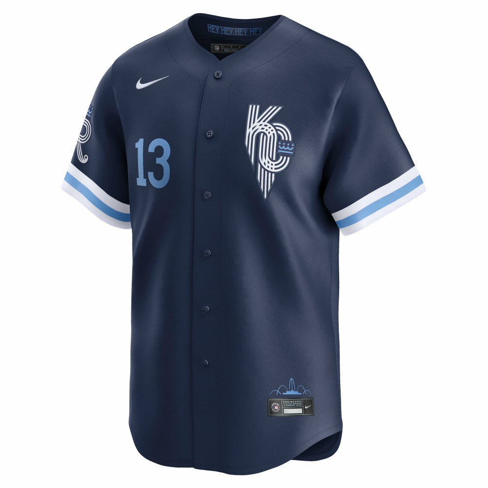 Salvador Perez Kansas City Royals Nike City Connect Limited Jersey - Navy Jerseys