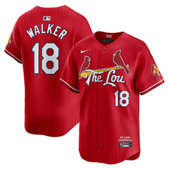 Jordan Walker St. Louis Cardinals Nike City Connect Limited Jersey - Red Jerseys