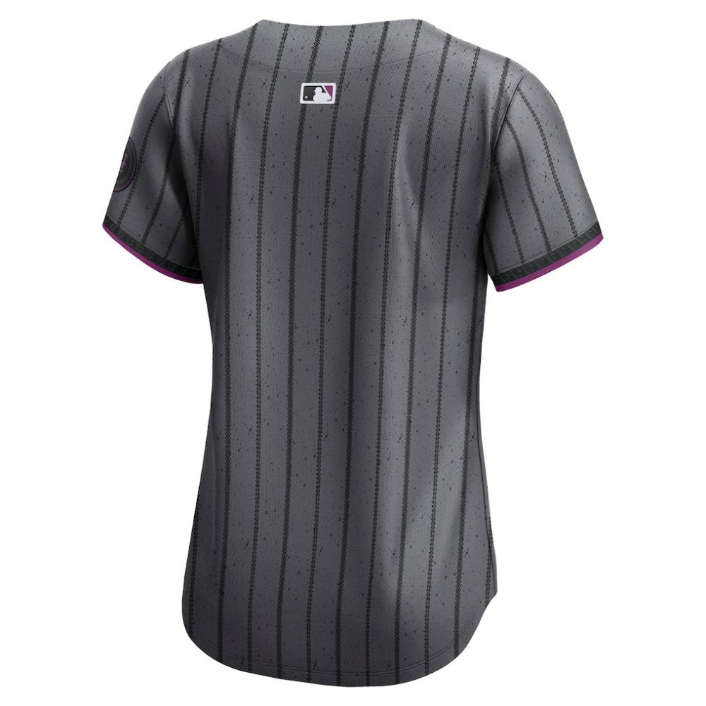 New York Mets Nike Women's City Connect Limited Jersey - Gray Jerseys