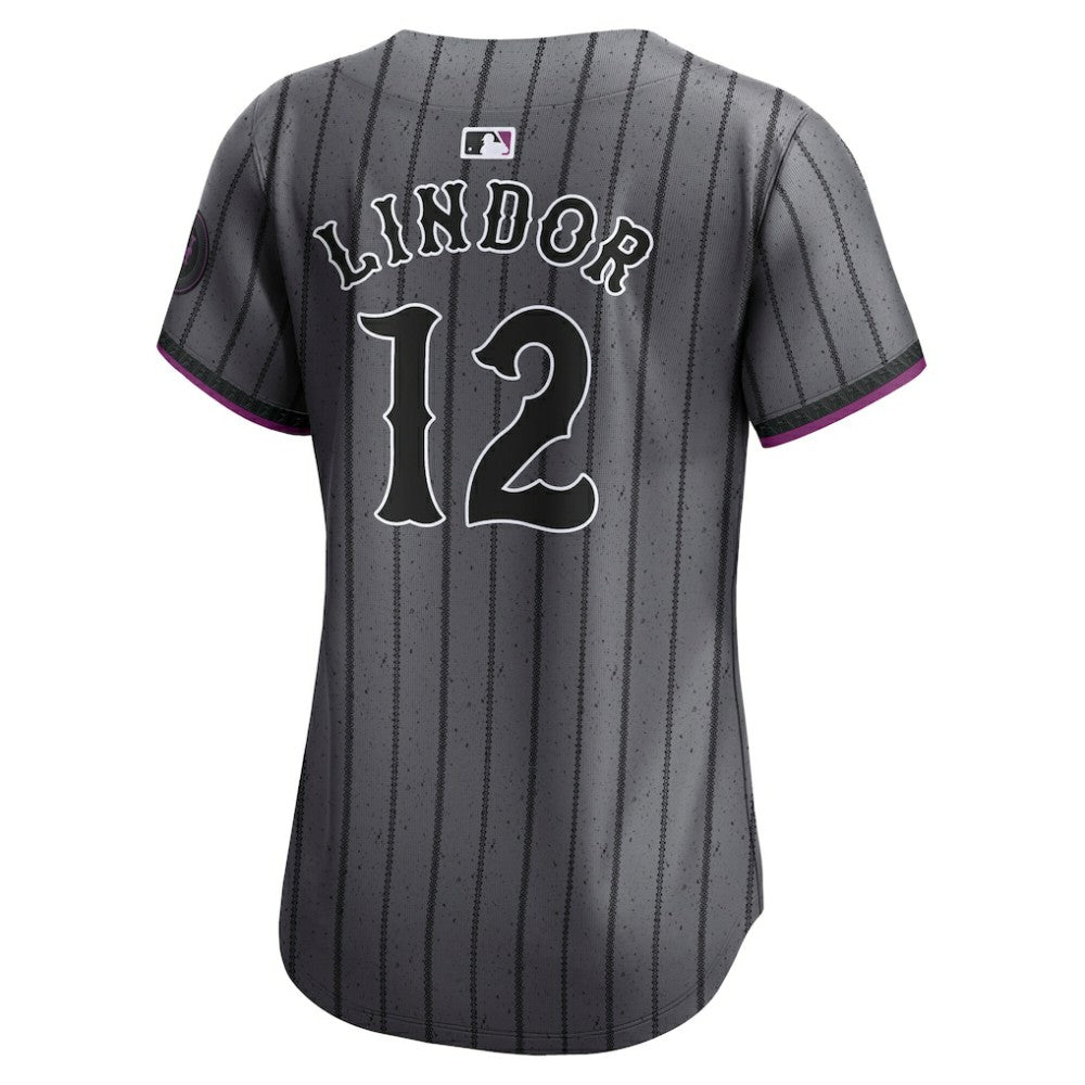 Francisco Lindor New York Mets Nike Women's City Connect Limited Jersey - Gray Jerseys