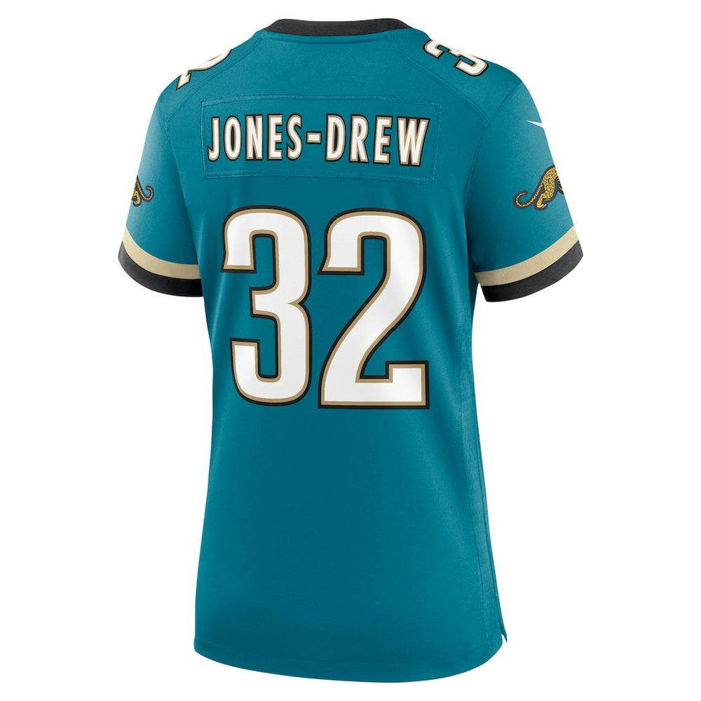 Maurice Jones-Drew Jacksonville Jaguars Women's Prowler Throwback Retired Player Game Jersey Teal