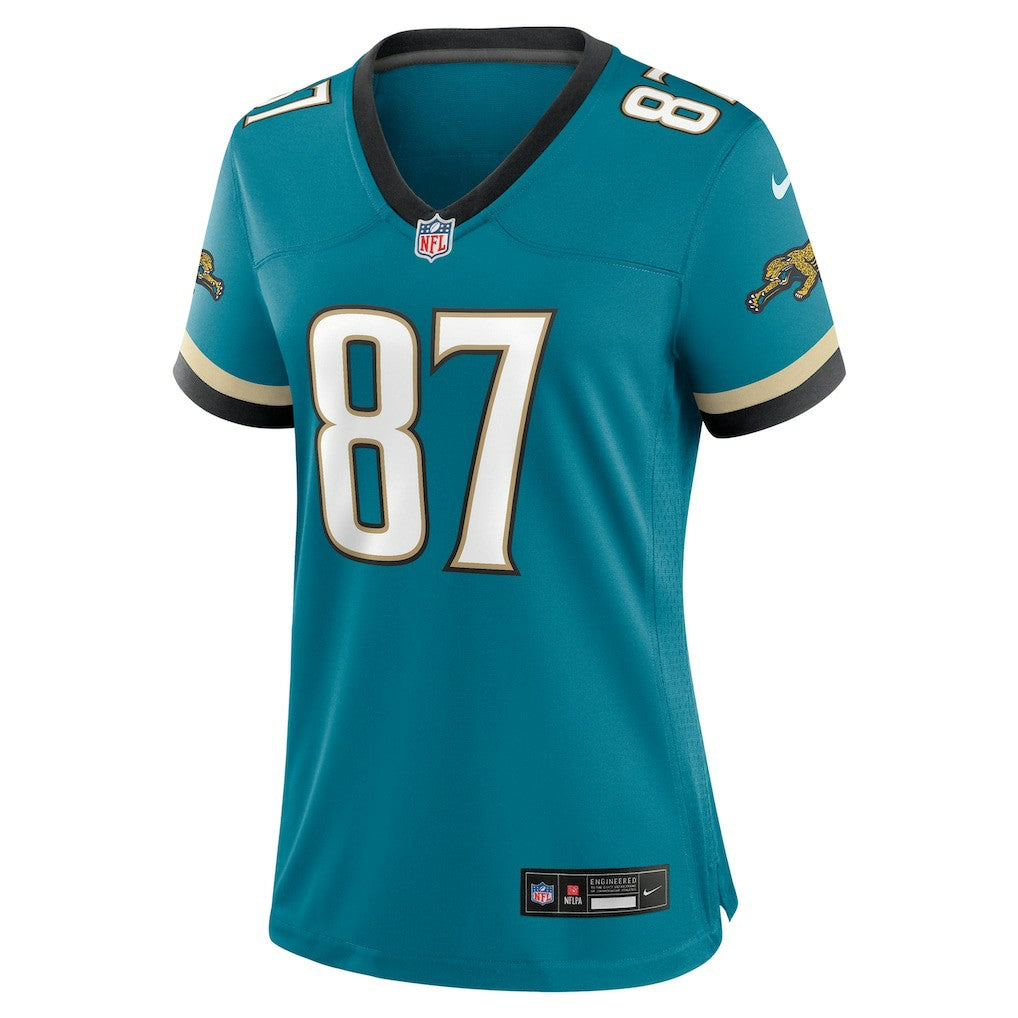 Keenan McCardell Jacksonville Jaguars Women's Prowler Throwback Retired Player Game Jersey Teal
