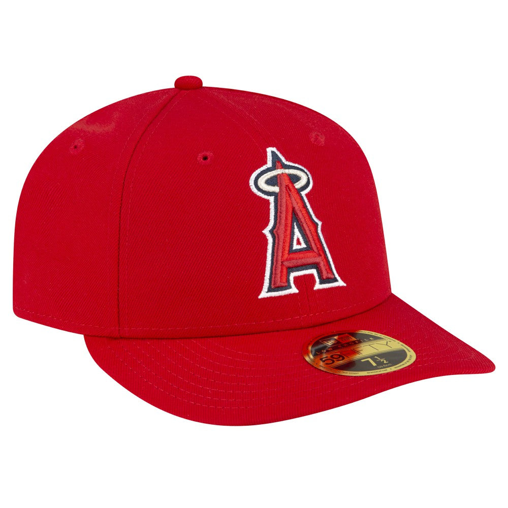Los Angeles Angels New Era Game Authentic Collection On-Field Low Profile 59FIFTY Fitted Hat - Red Hats