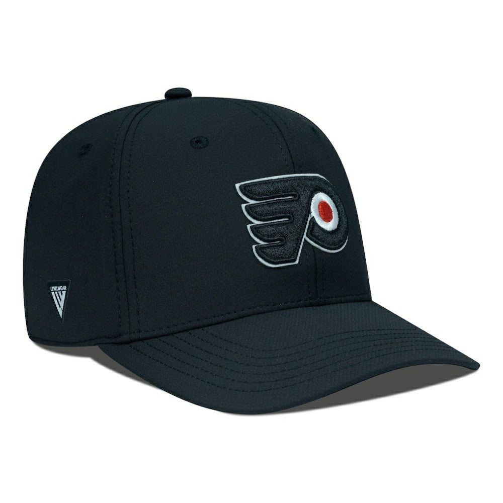 NHL Philadelphia Flyers Levelwear Rise Flex Hat - Black