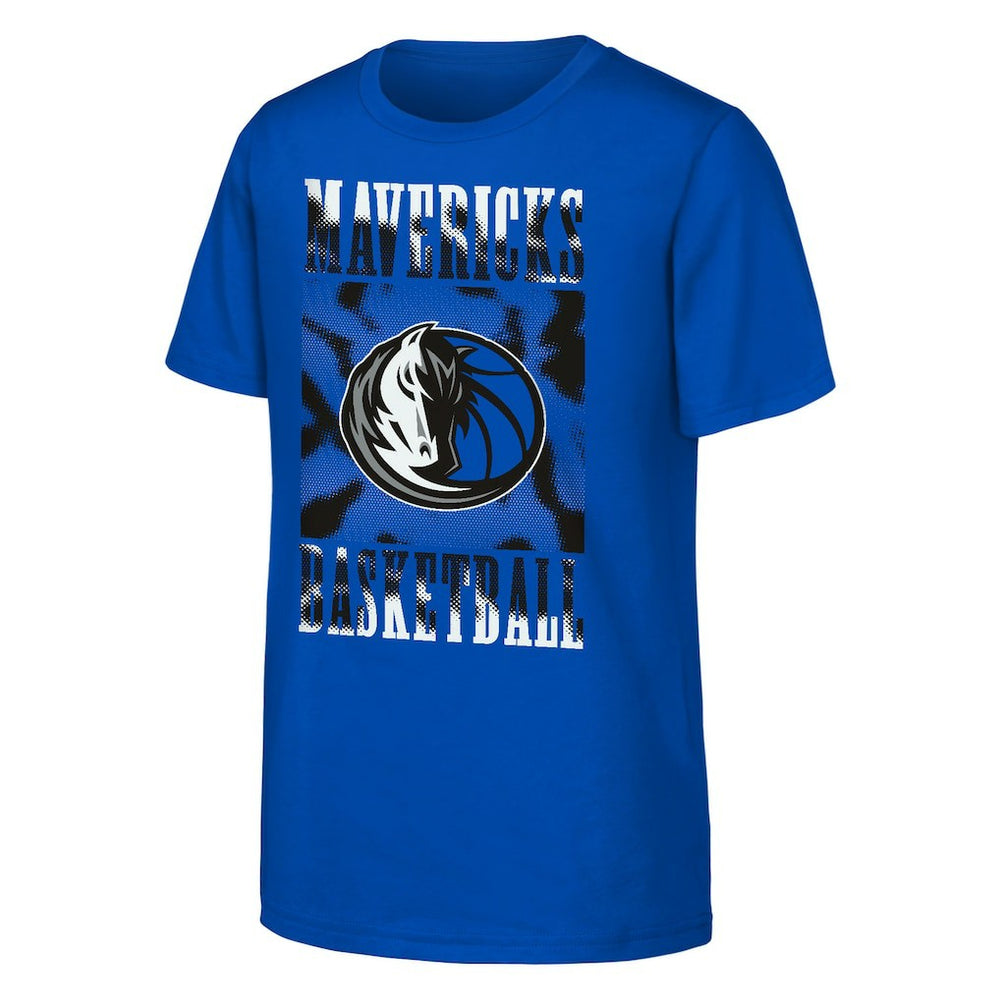 Dallas Mavericks Youth Garage Hero T-Shirt Blue