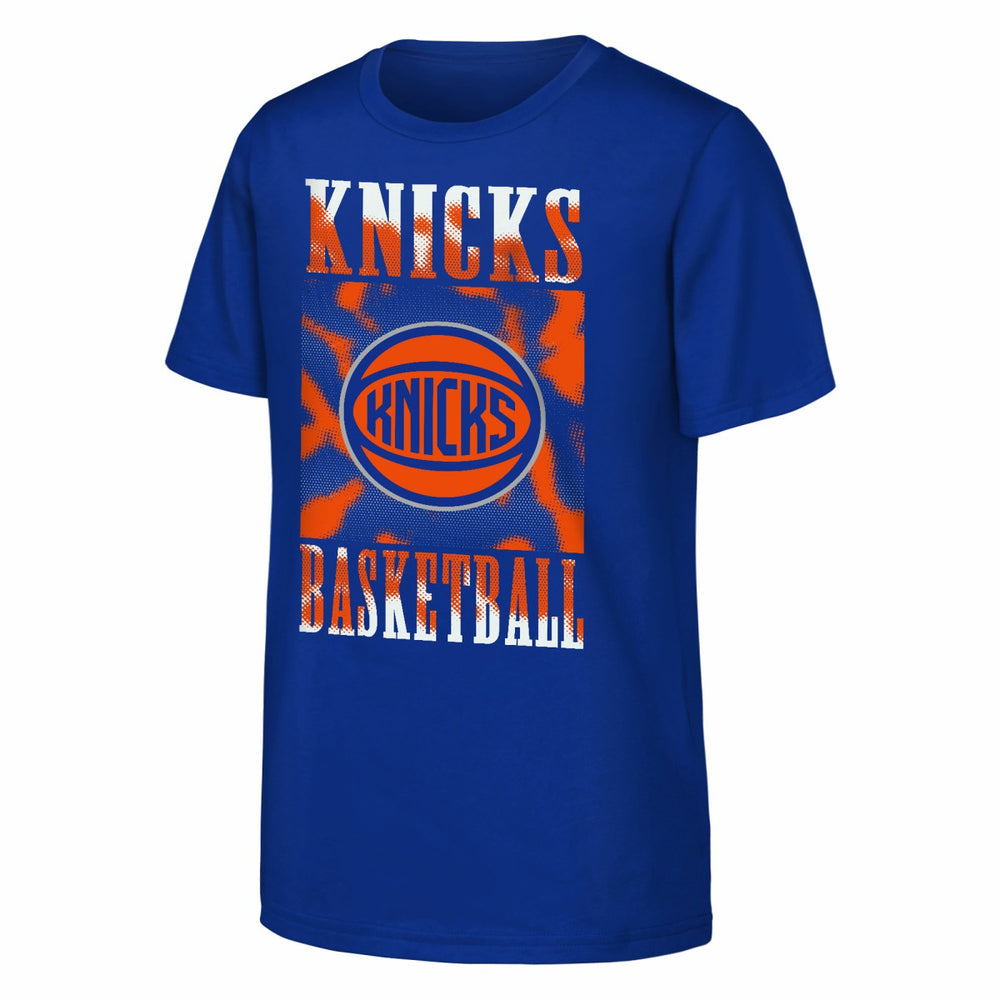 New York Knicks Youth Garage Hero T-Shirt Blue
