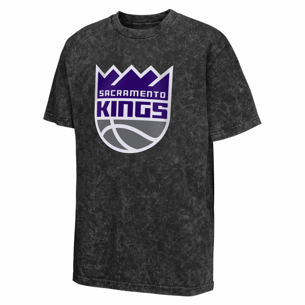 Sacramento Kings Youth Rugged Defense T-Shirt Black