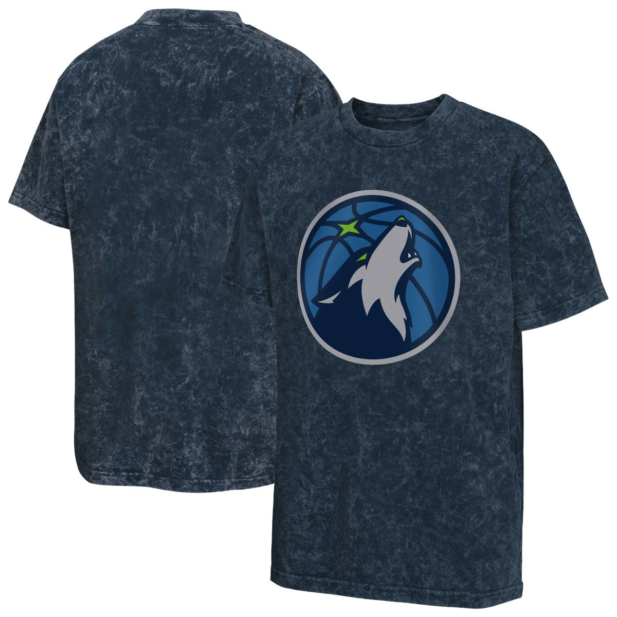 Minnesota Timberwolves Youth Rugged Defense T-Shirt Navy
