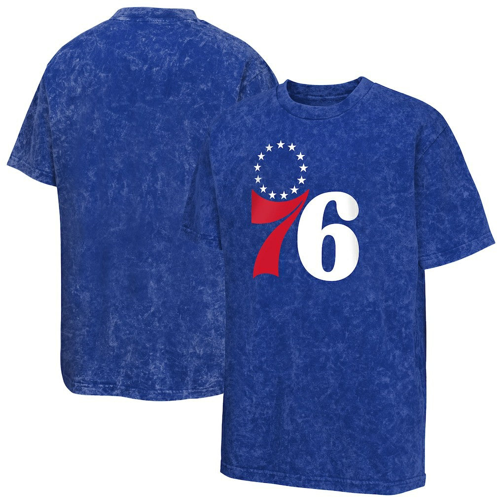 Philadelphia 76ers Youth Rugged Defense T-Shirt Royal