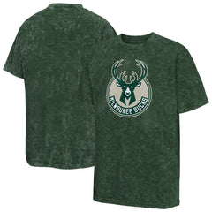 Milwaukee Bucks Youth Rugged Defense T-Shirt Green