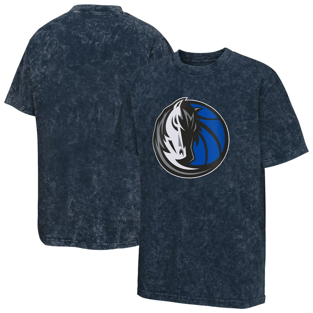 Dallas Mavericks Youth Rugged Defense T-Shirt Navy