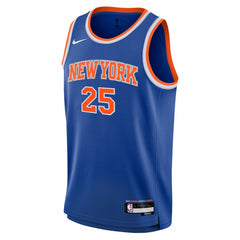 Mikal Bridges New York Knicks Youth Swingman Jersey Icon Edition Blue