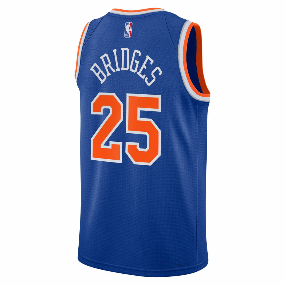 Mikal Bridges New York Knicks Youth Swingman Jersey Icon Edition Blue