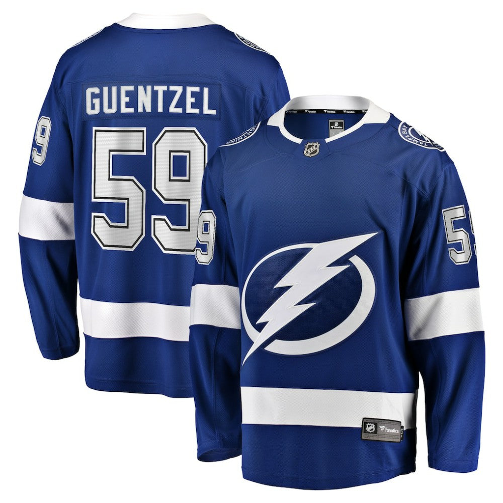 NHL Jake Guentzel Tampa Bay Lightning Fanatics Home Premier Breakaway Player Jersey - Blue
