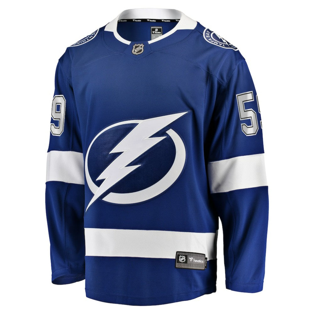 NHL Jake Guentzel Tampa Bay Lightning Fanatics Home Premier Breakaway Player Jersey - Blue