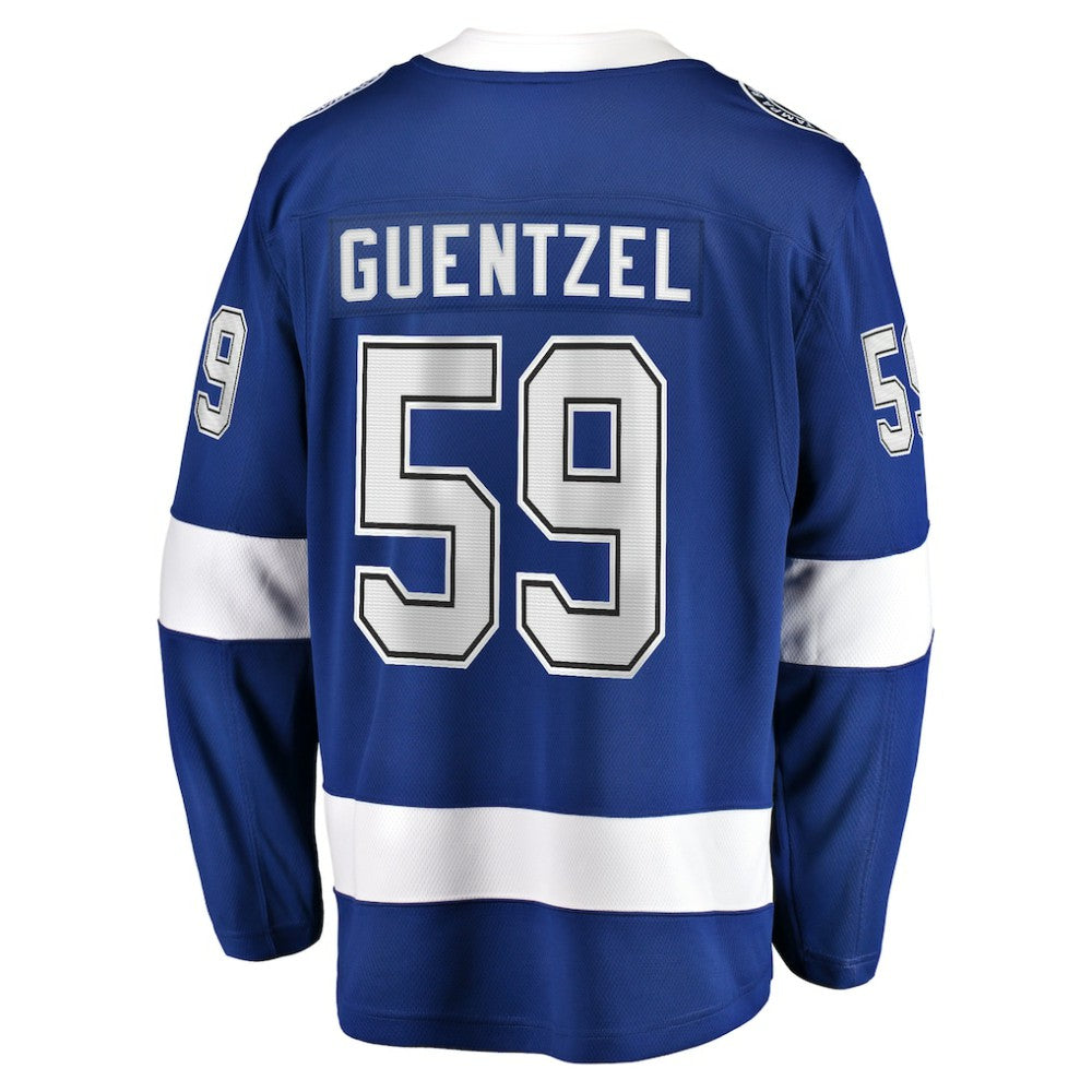 NHL Jake Guentzel Tampa Bay Lightning Fanatics Home Premier Breakaway Player Jersey - Blue