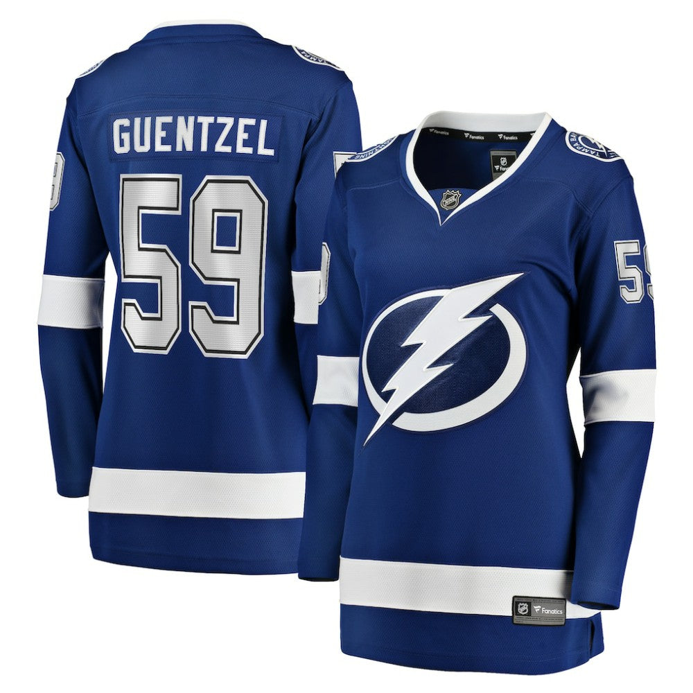 NHL Jake Guentzel Tampa Bay Lightning Fanatics Women's Home Premier Breakaway Player Jersey Breakaway Jersey - Blue