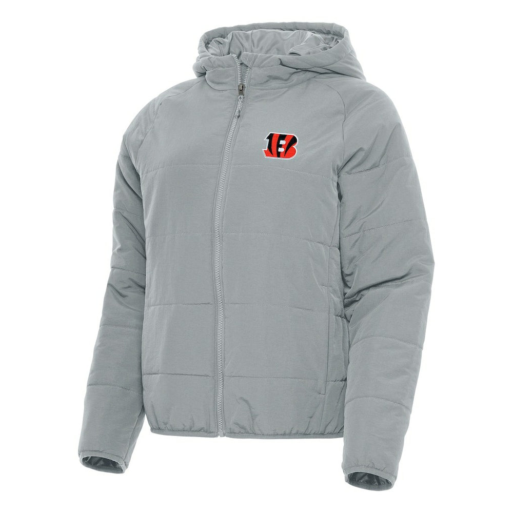 Cincinnati Bengals Antigua Women's Universe Full-Zip Hoodie Jacket Gray