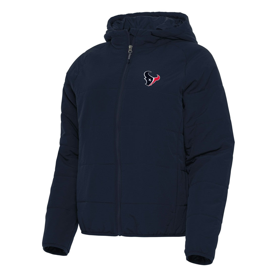 Houston Texans Antigua Women's Universe Full-Zip Hoodie Jacket Navy