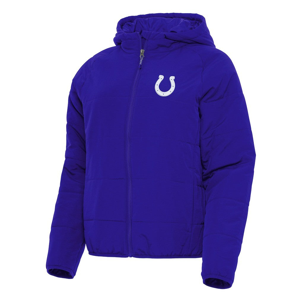Indianapolis Colts Antigua Women's Universe Full-Zip Hoodie Jacket Royal