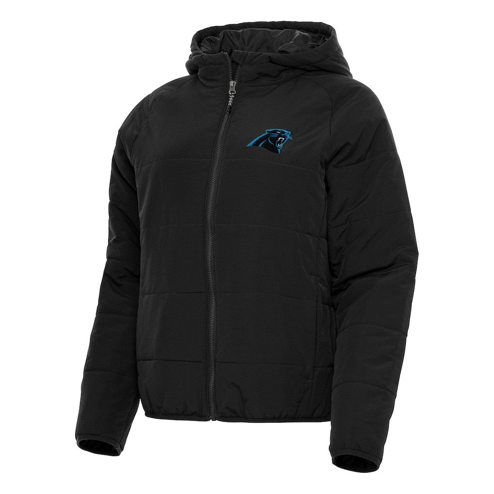 Carolina Panthers Antigua Women's Universe Full-Zip Hoodie Jacket Black