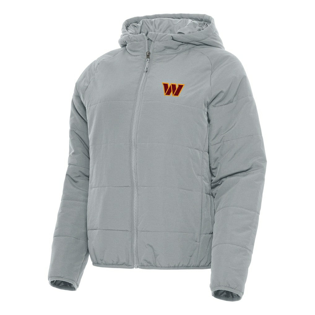 Washington Commanders Antigua Women's Universe Full-Zip Hoodie Jacket Gray