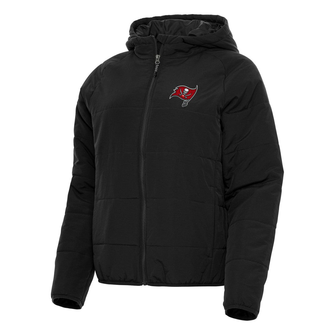 Tampa Bay Buccaneers Antigua Women's Universe Full-Zip Hoodie Jacket Black