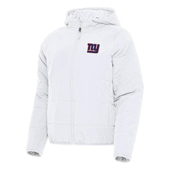 New York Giants Antigua Women's Universe Full-Zip Hoodie Jacket White