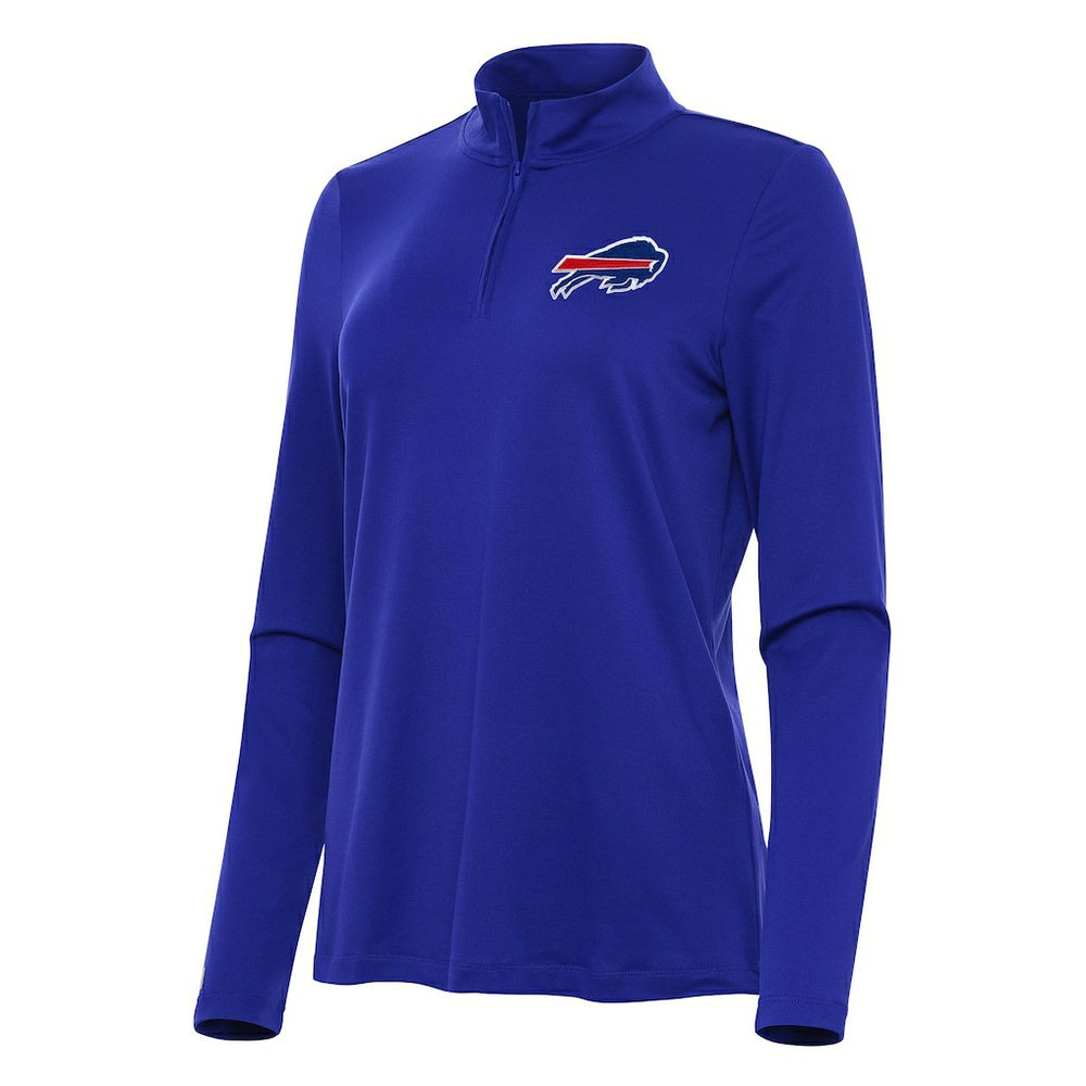 Buffalo Bills Antigua Women's Reprocess Quarter-Zip Top Royal