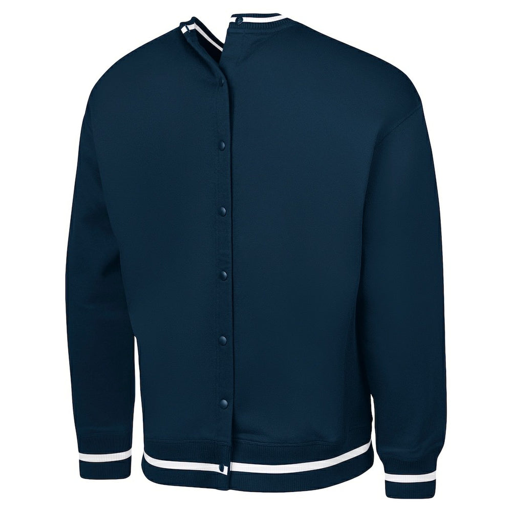 Dallas Cowboys G-III Sports by Carl Banks Adaptive Blocker Fleece Pullover Sweatshirt Navy