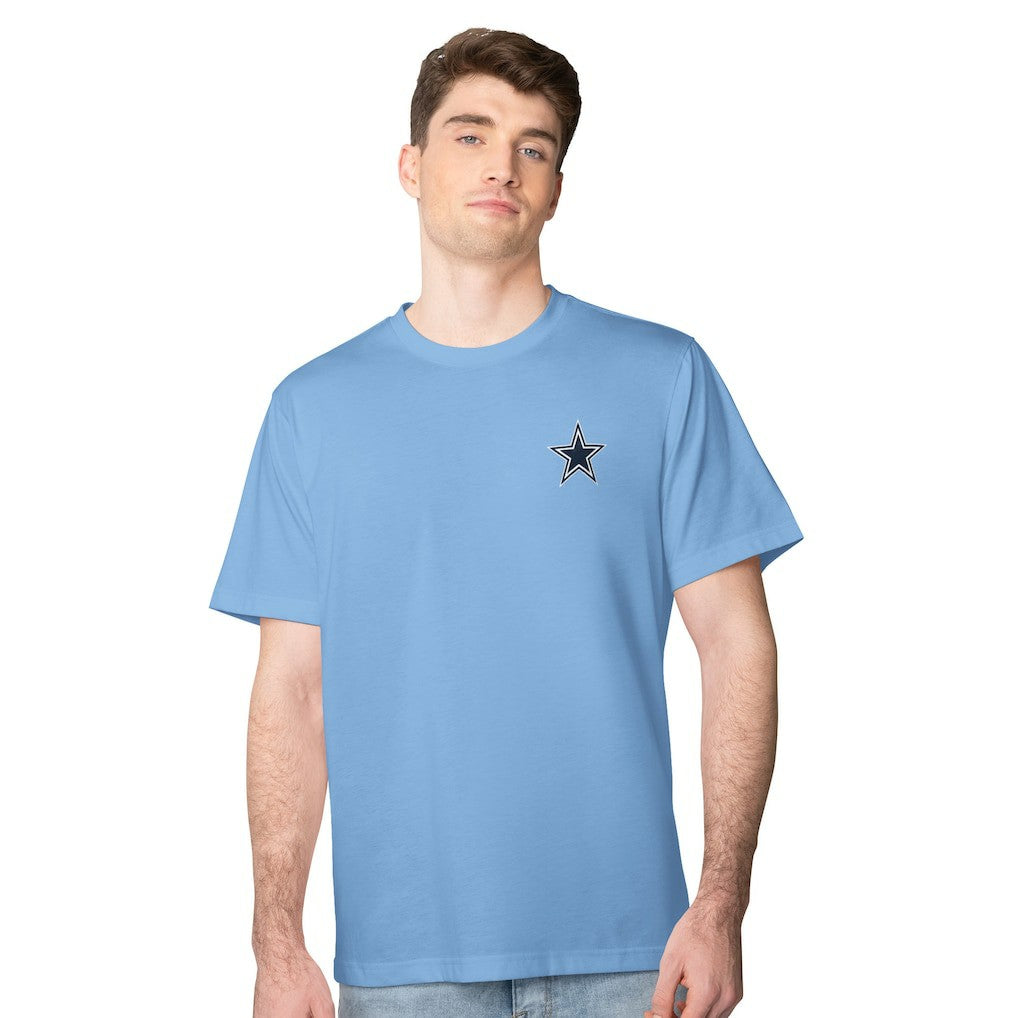 Dallas Cowboys Margaritaville Flip Flop T-Shirt Light Blue