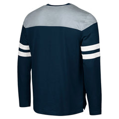 Dallas Cowboys G-III Sports by Carl Banks Adaptive Hail Mary Long Sleeve T-Shirt Navy/Silver