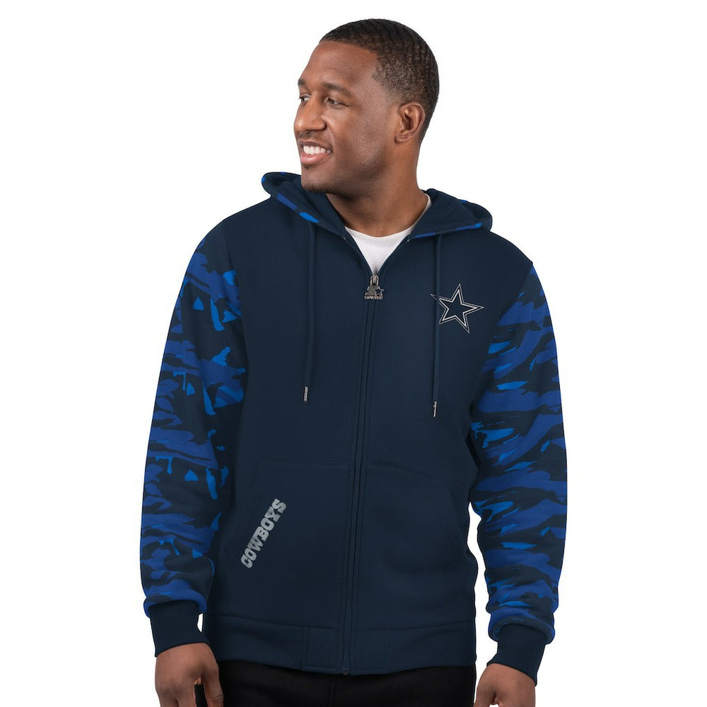 Dallas Cowboys Starter Thursday Night Gridiron Full-Zip Hoodie Navy
