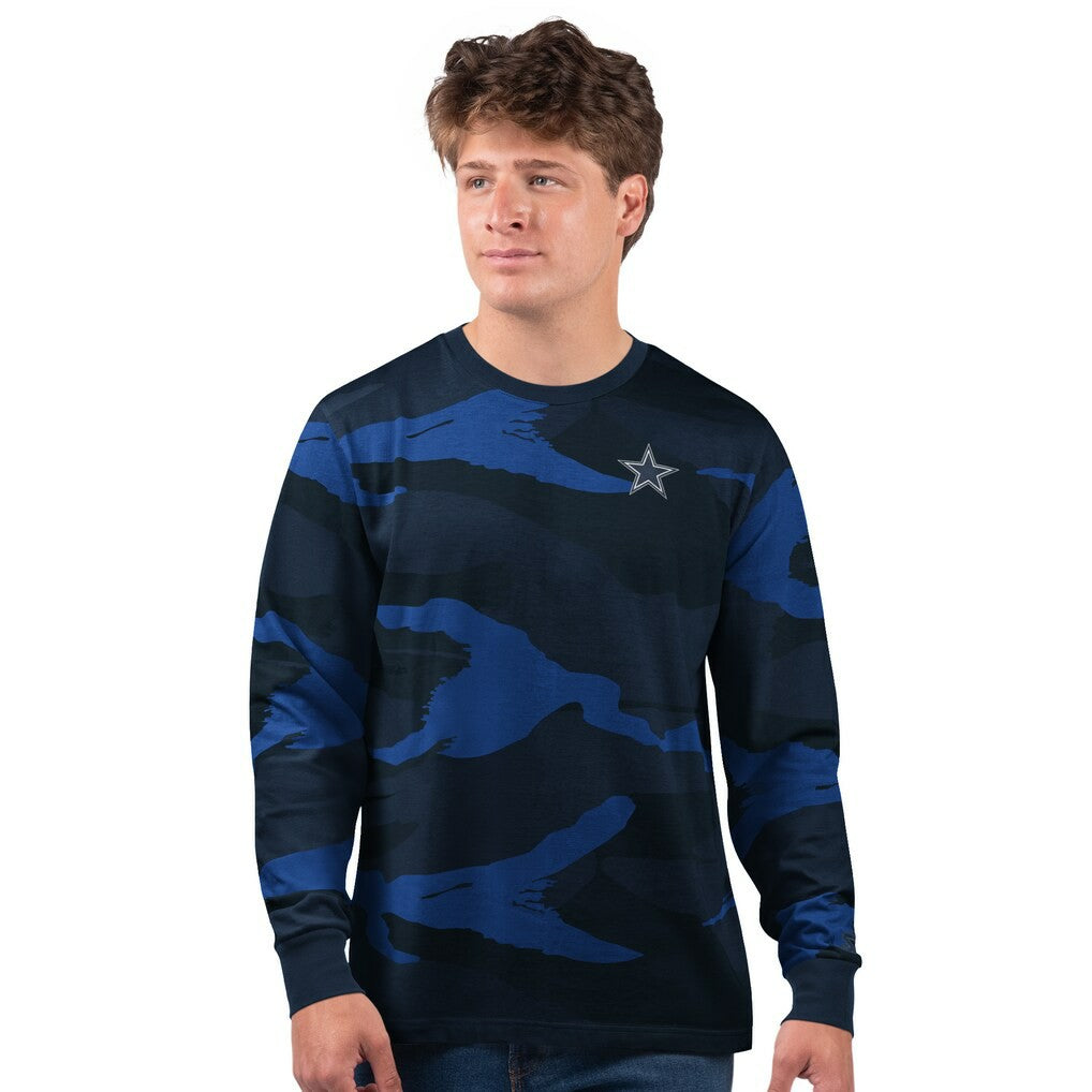 Dallas Cowboys Starter Thursday Night Gridiron Long Sleeve T-Shirt- Navy